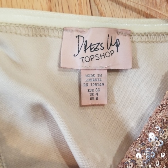 Mini Rose Gold Topshop dress - Picture 3 of 3